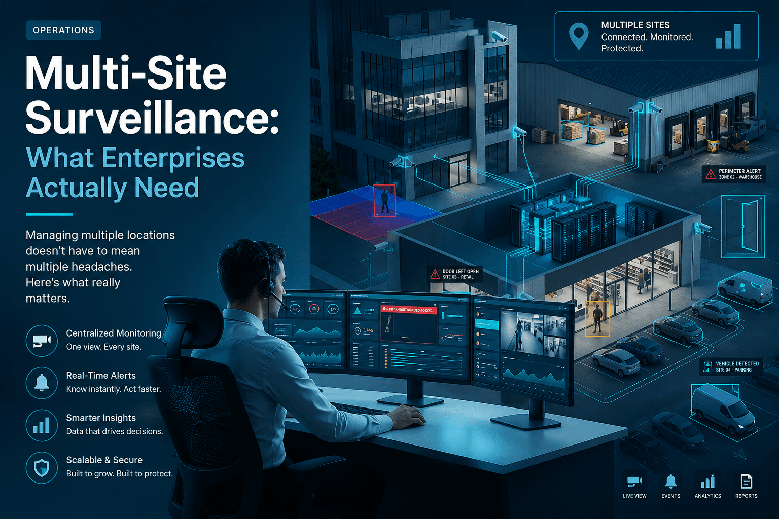 Multi-Site Surveillance: What Enterprises Actually Need