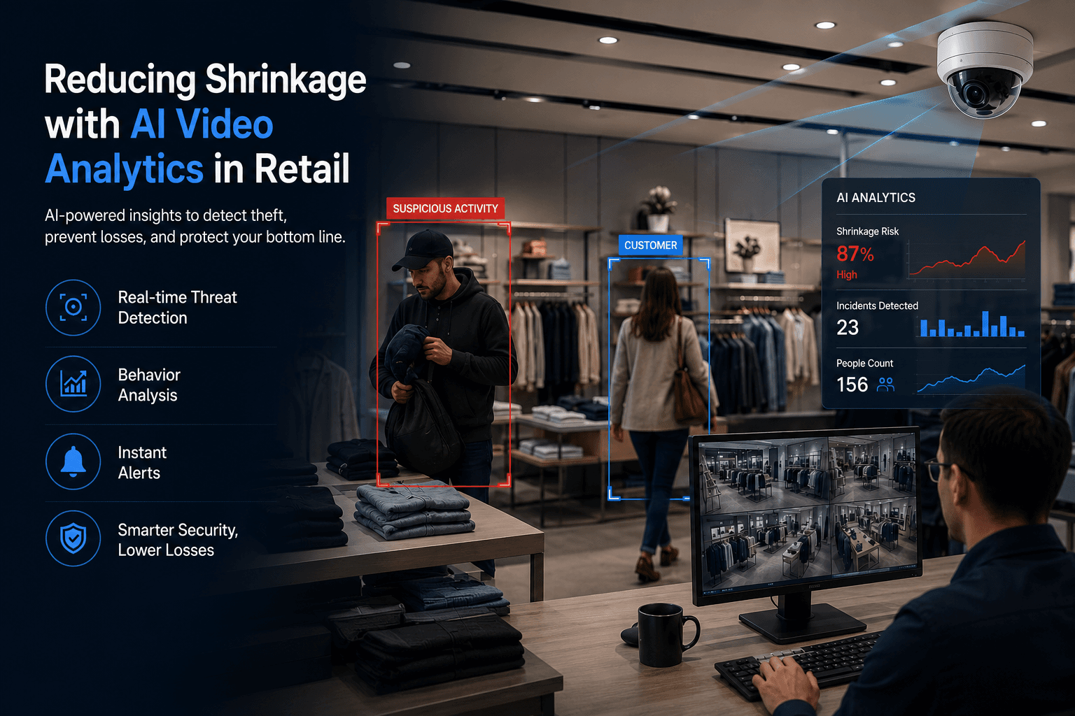 Reducing Shrinkage with AI Video Analytics in Retail